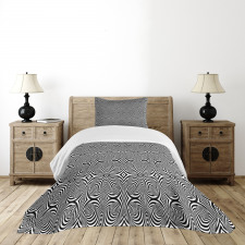 Illusion Circles Bedspread Set