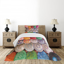 Traditional Colorful Bedspread Set