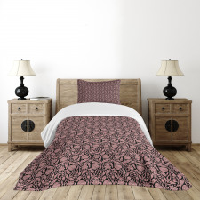 Flower Vintage Ornament Art Bedspread Set