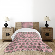 Modernized Rococo Art Bedspread Set