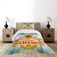 Vintage Circus Tent Bedspread Set
