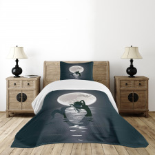 Mermaids at Night Bedspread Set