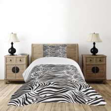 Wild Zebra Lines Bedspread Set