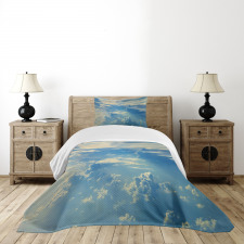 Sunrise Foggy Morning Bedspread Set