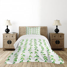 Vivid Watercolor Swirls Bedspread Set