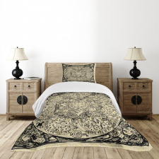 Map Bedspread Set