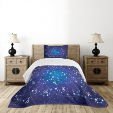 Constellation Zodiac Bedspread Set