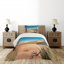 Desert Tropical Nature Bedspread Set