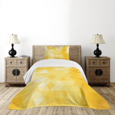 Geometric Triangle Bedspread Set