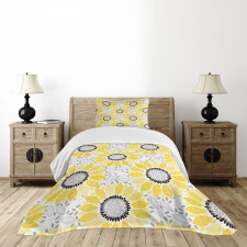 Sun Flower Nature Art Bedspread Set