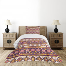 Triangles Vibrant Tone Art Bedspread Set