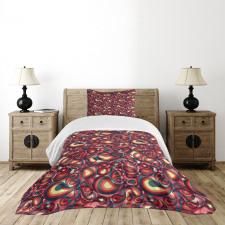 Modern Paisley Bedspread Set