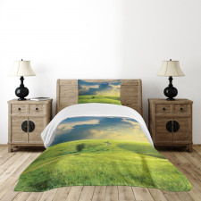 Summer Spring Rural Bedspread Set