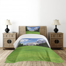 Rural Country Mountain Bedspread Set