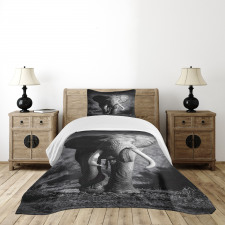 Exotic Wildlife Elephant Bedspread Set