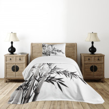 Chinese Calligraphy Bedspread Set