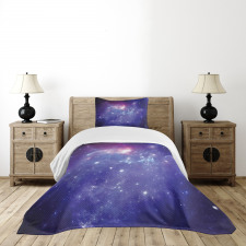 Milky Way Galaxy Stars Bedspread Set