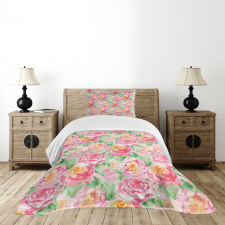 Soft Blossoming Bedspread Set