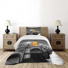 Big Ben Bridge Night Bedspread Set