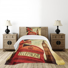 Big Ben England London Bedspread Set