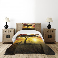 Sunset in Safari Animal Bedspread Set