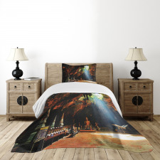 Tham Khao Luang Cave Bedspread Set