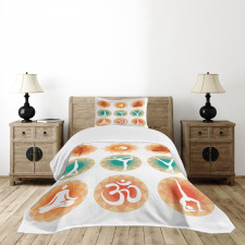 Mental Spirits Pattern Bedspread Set