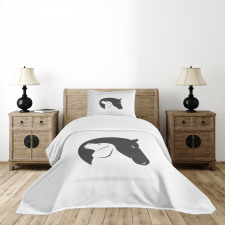 Dog Horse Friend Bedspread Set