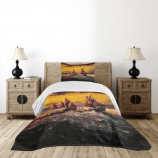 Cruise Ship Sun Bedspread Set