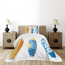 Surf Fun Water Sports Bedspread Set