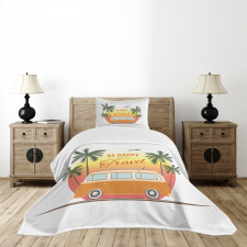 Retro Palms Free 60s Bedspread Set