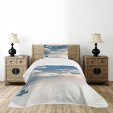 Sailing Yacht Sunset Bedspread Set