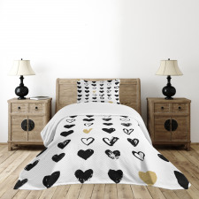 Small Heart Hipster Bedspread Set