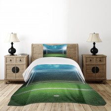 Soccer Football Game Bedspread Set