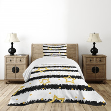 Dots Stripes Celebration Bedspread Set