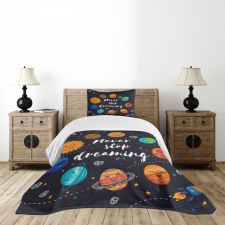 Outer Space Star Cluster Bedspread Set