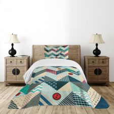 Vintage Patchwork Art Bedspread Set