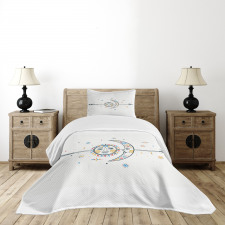 Ornaments Art Bedspread Set