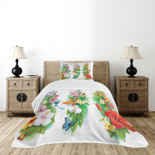 Tropic Christmas Bedspread Set