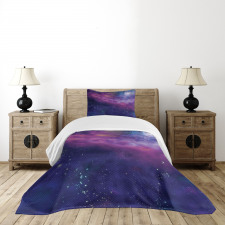 Galaxy Nebula Star Bedspread Set