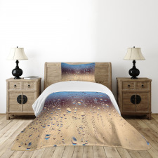 Rainy Day Window Effect Bedspread Set