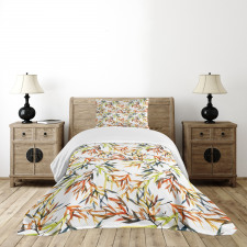 Folk Bamboos Bedspread Set