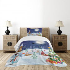 Winter Landscape Bedspread Set