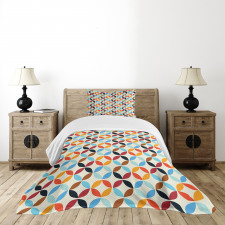 Bound Square Circle Bedspread Set