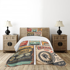 Grunge Funk Style Bedspread Set