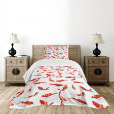 Koi Shoal Marine Bedspread Set