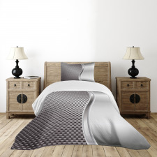 Square Shaped Grids Bedspread Set