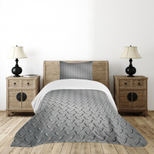 Diamond Plate Effects Bedspread Set