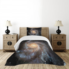 Star Disc in Huge Space Bedspread Set