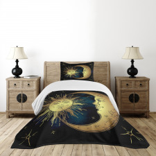 Moon and Sun Bedspread Set